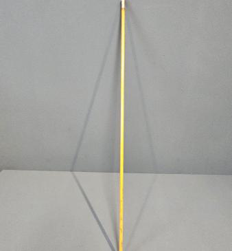 Victorian Swagger Stick with 15ct Gold Mount Inset with a Ruby - Image