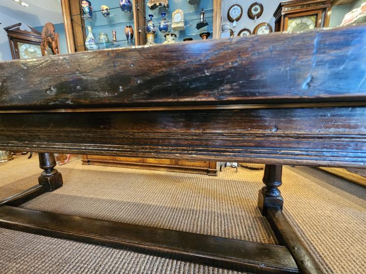 Substantial George III Oak 8 Seater Refectory Table - Image 13