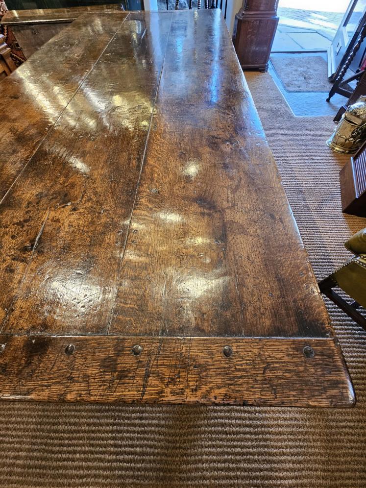 Substantial George III Oak 8 Seater Refectory Table - Image 11
