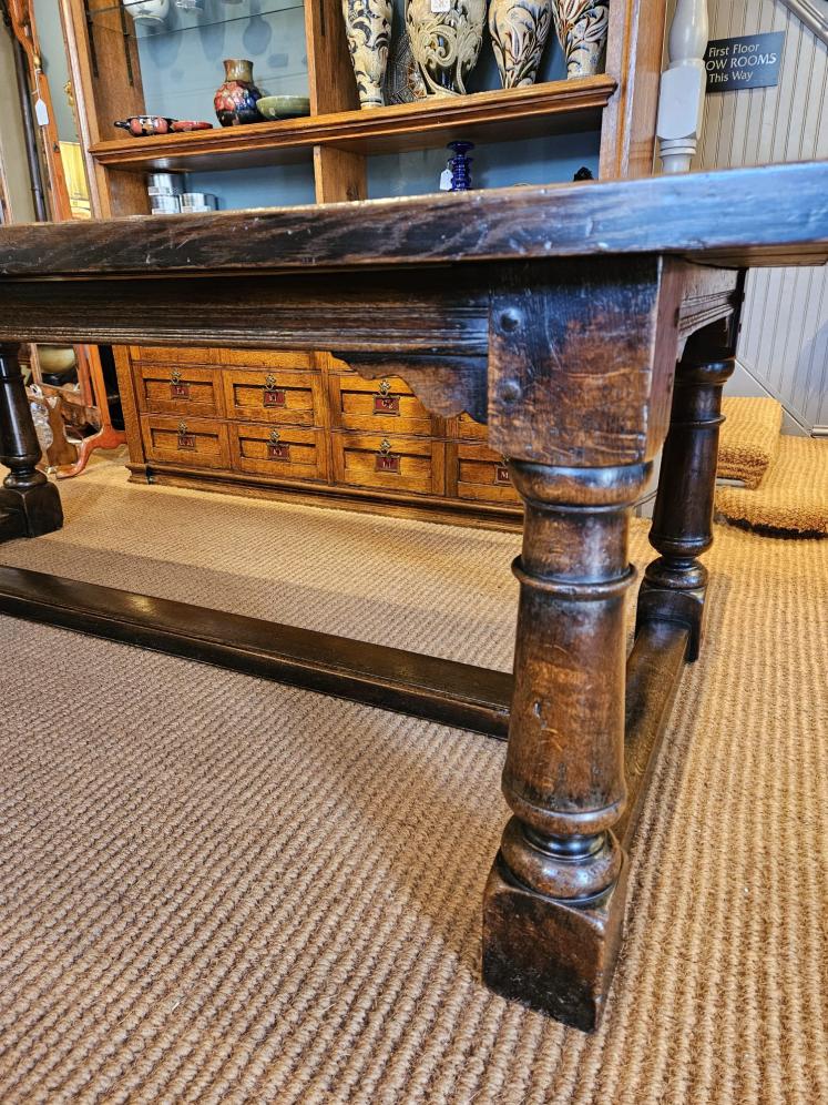 Substantial George III Oak 8 Seater Refectory Table - Image 9