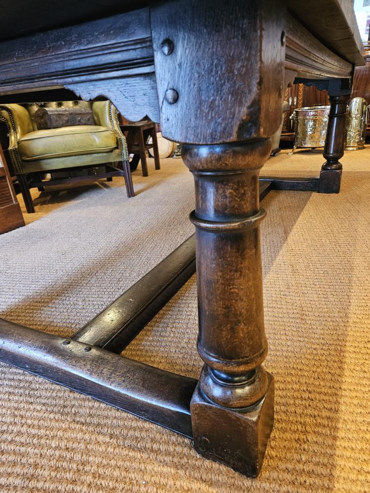 Substantial George III Oak 8 Seater Refectory Table - Image 7