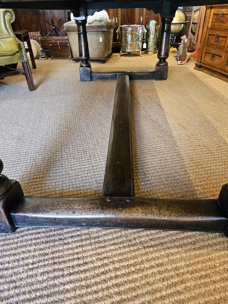 Substantial George III Oak 8 Seater Refectory Table - Image 6