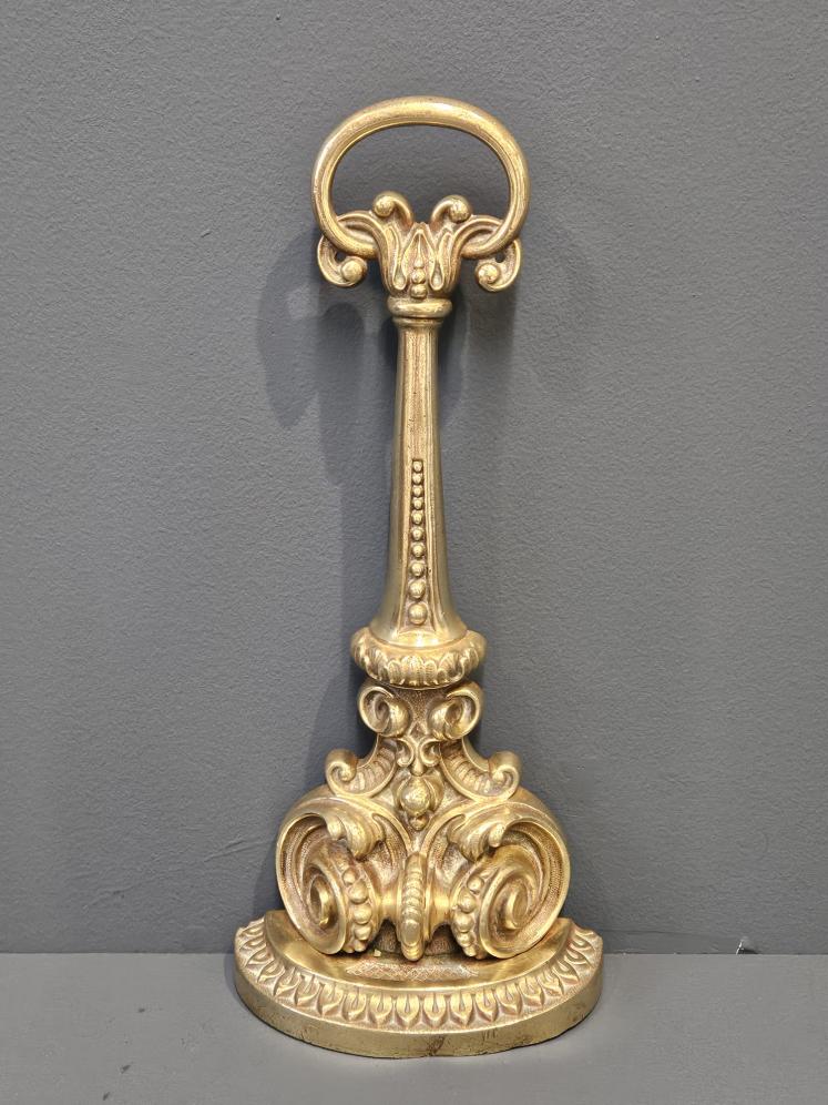 Victorian Brass Door Stop by Tonks - Image 4