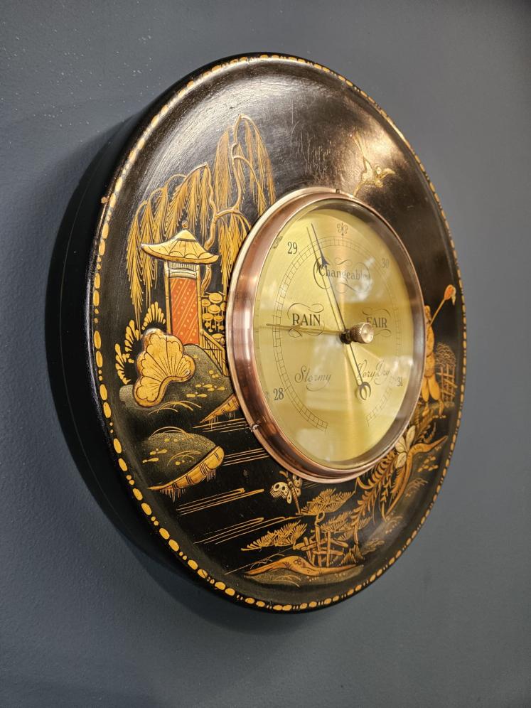 Unusual Edwardian Chinoiserie Cased Barometer - Image 5