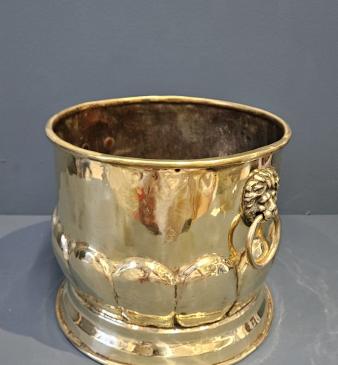 Victorian Brass Planter - Image