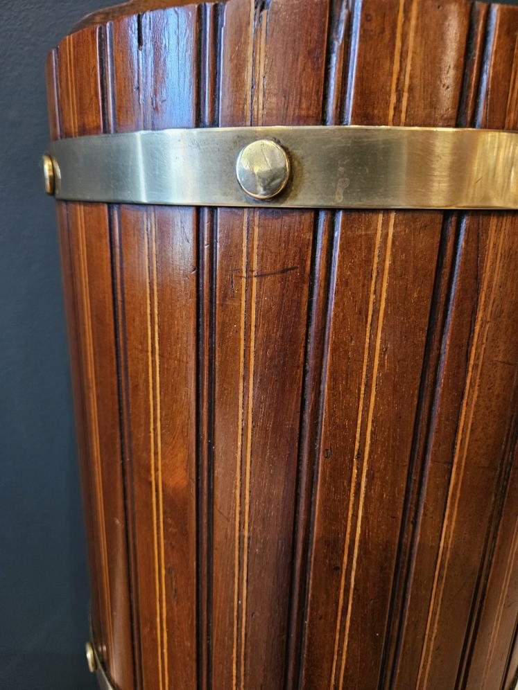 Victorian Mahogany Brass Bound Stick Stand - Image 3