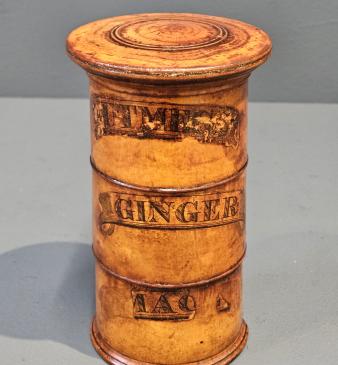 Early Victorian Fruitwood Spice Tower - Image