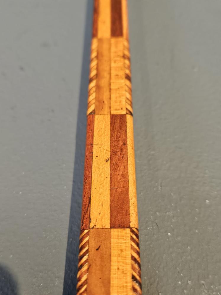 Superb Victorian Inlaid Tailors Stick - Image 5