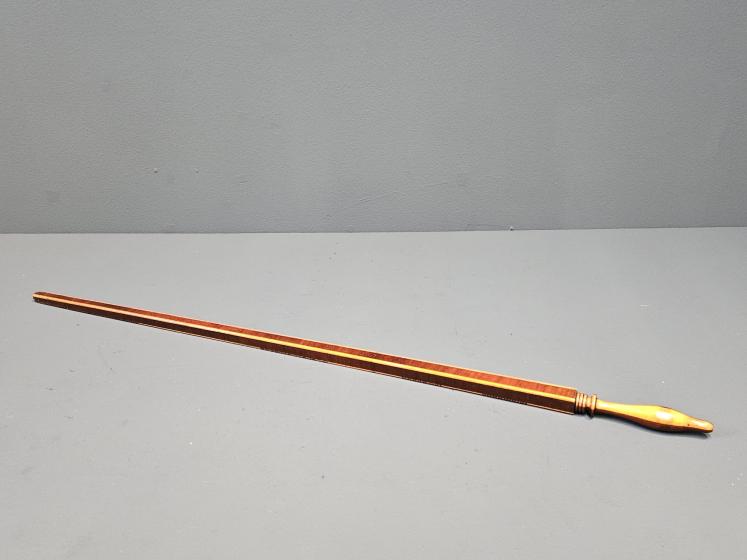 Superb Victorian Inlaid Tailors Stick - Image 1