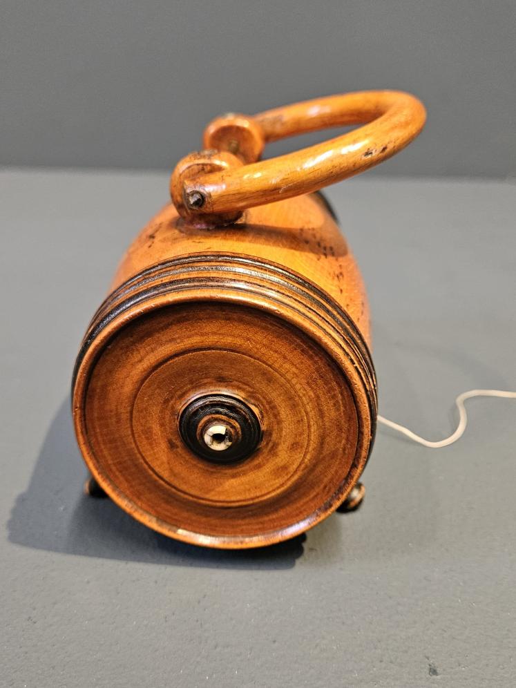Victorian Fruitwood Double Ended String Barrel - Image 4