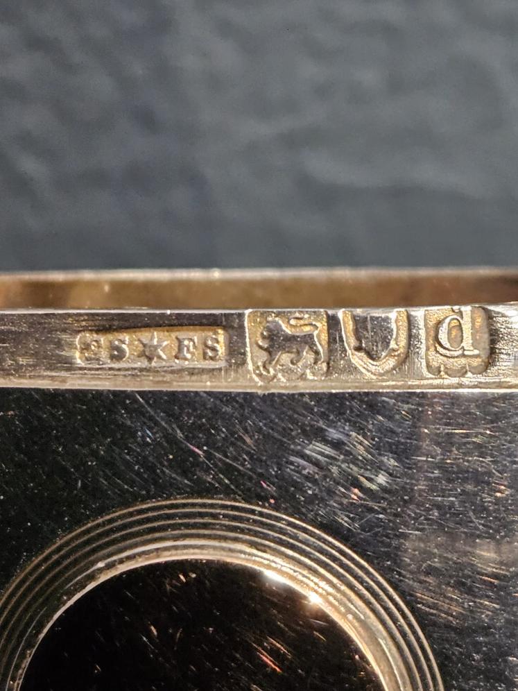Silver and 9ct Gold Vesta - Image 4