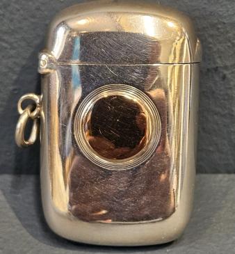 Silver and 9ct Gold Vesta - Image