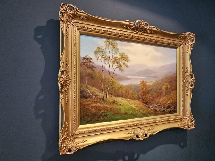 Superb Oil on Canvas Painting by William Mellor 'Ulverston' - Image 5
