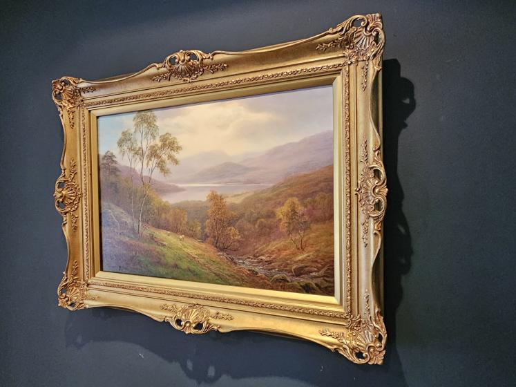 Superb Oil on Canvas Painting by William Mellor 'Ulverston' - Image 2