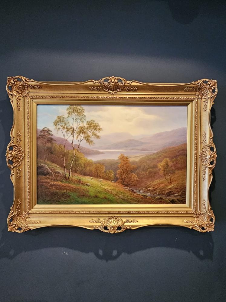Superb Oil on Canvas Painting by William Mellor 'Ulverston' - Image 1