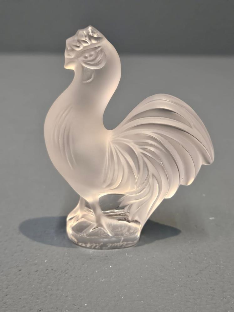 Lalique Opalescent Cockerel - Image 1