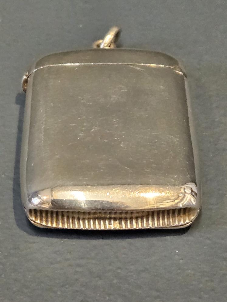 Silver Vesta with Internal Photo Frame - Image 4