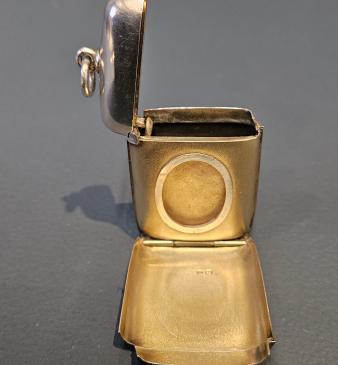 Silver Vesta with Internal Photo Frame