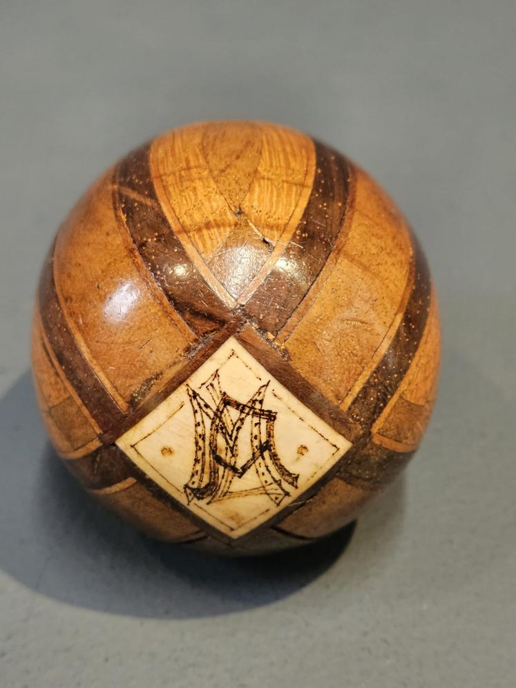 Victorian Treen Sock Darning Egg - Image 4