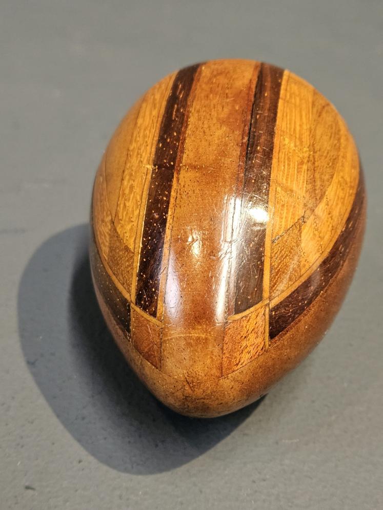 Victorian Treen Sock Darning Egg - Image 3