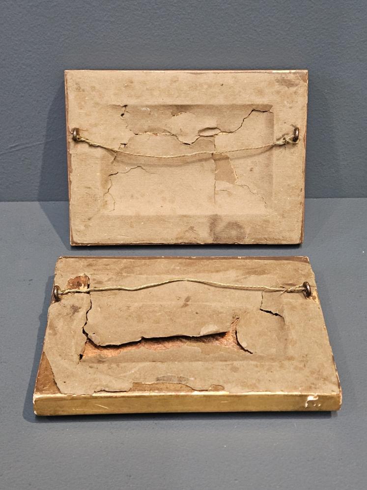 Pair of Victorian Hand Painted Porcelain Plaques - Image 6