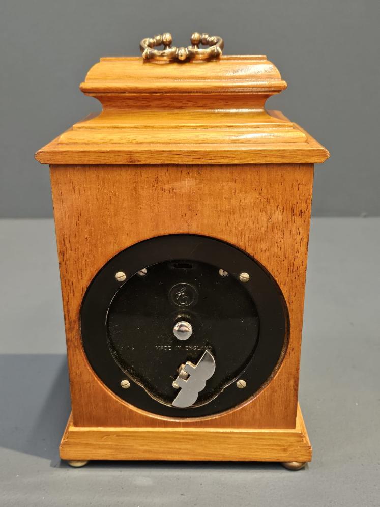 Small 1920' s Walnut Mantel Clock by Elliott - Image 4