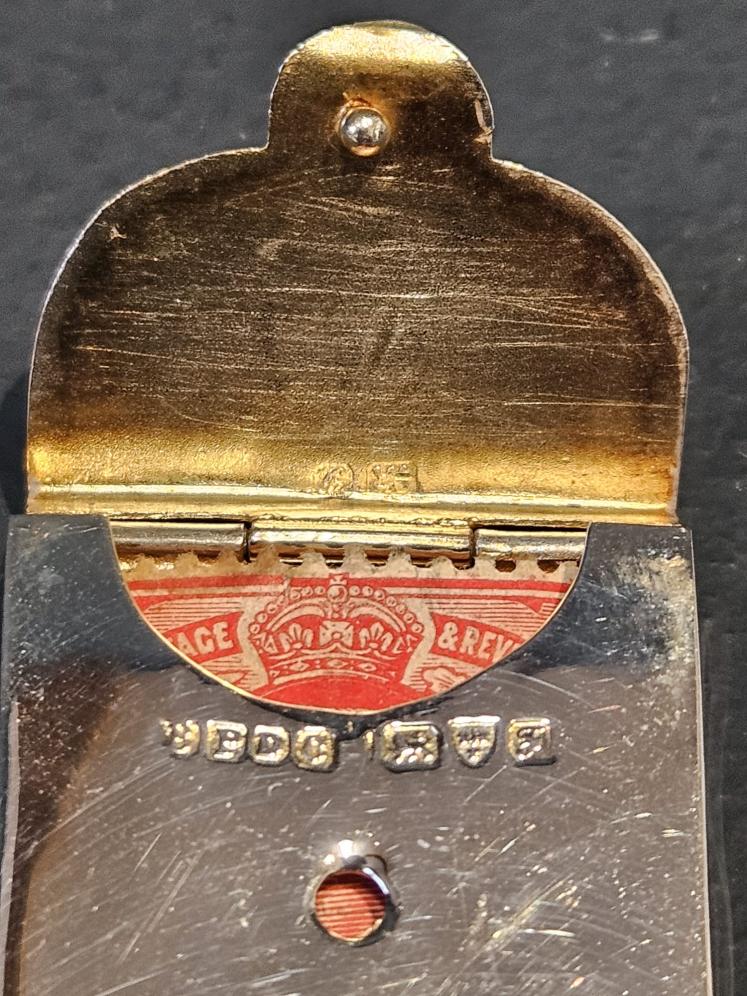 Edwardian Silver Stamp Wallet - Image 4