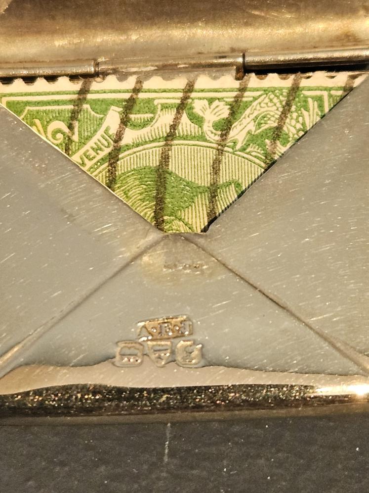 George V Chester Silver Stamp Envelope - Image 3