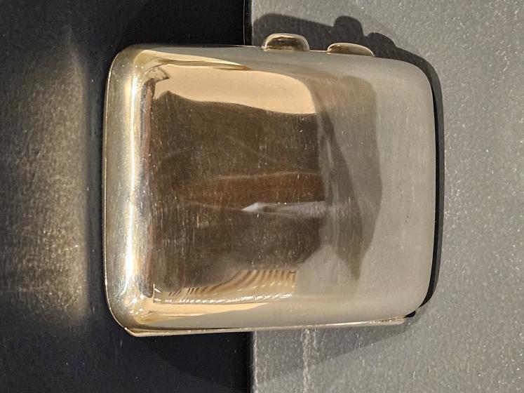 Unusual George V Engraved Silver Cheroot Case & Compact - Image 6