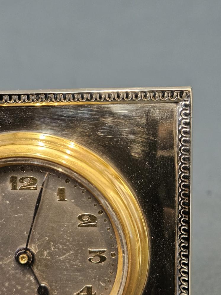 Walker & Hall Silver Travelling Clock - Image 2