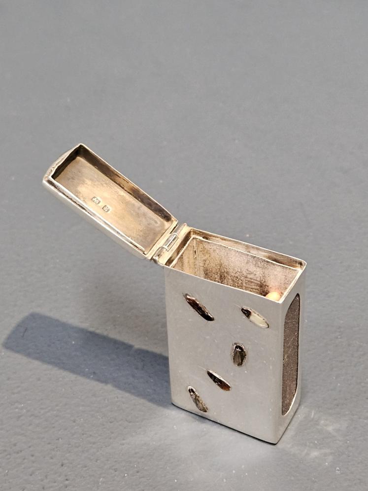  Edwardian Silver Shibayama Match Case - Image 6