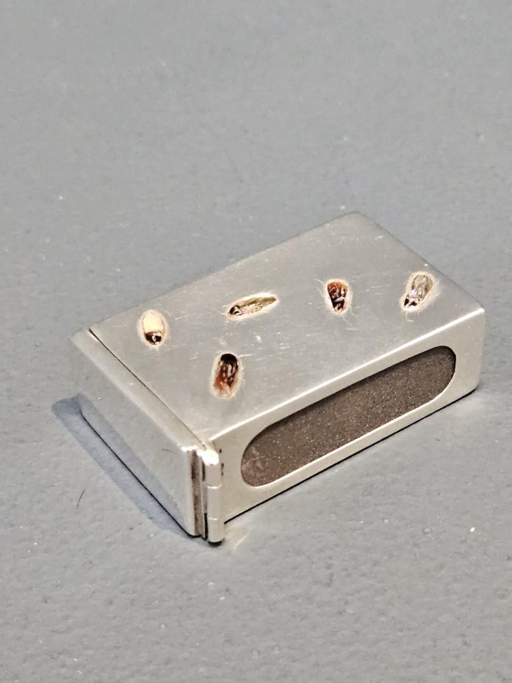  Edwardian Silver Shibayama Match Case - Image 2