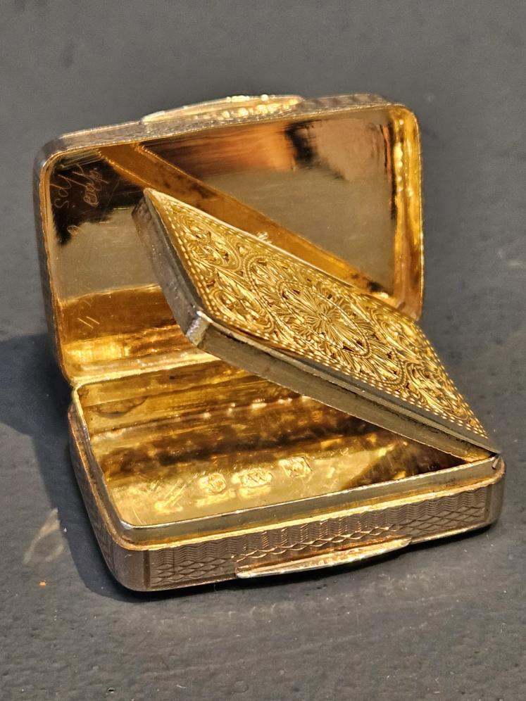 Fine Quality George III Silver Vinaigrette - Image 7