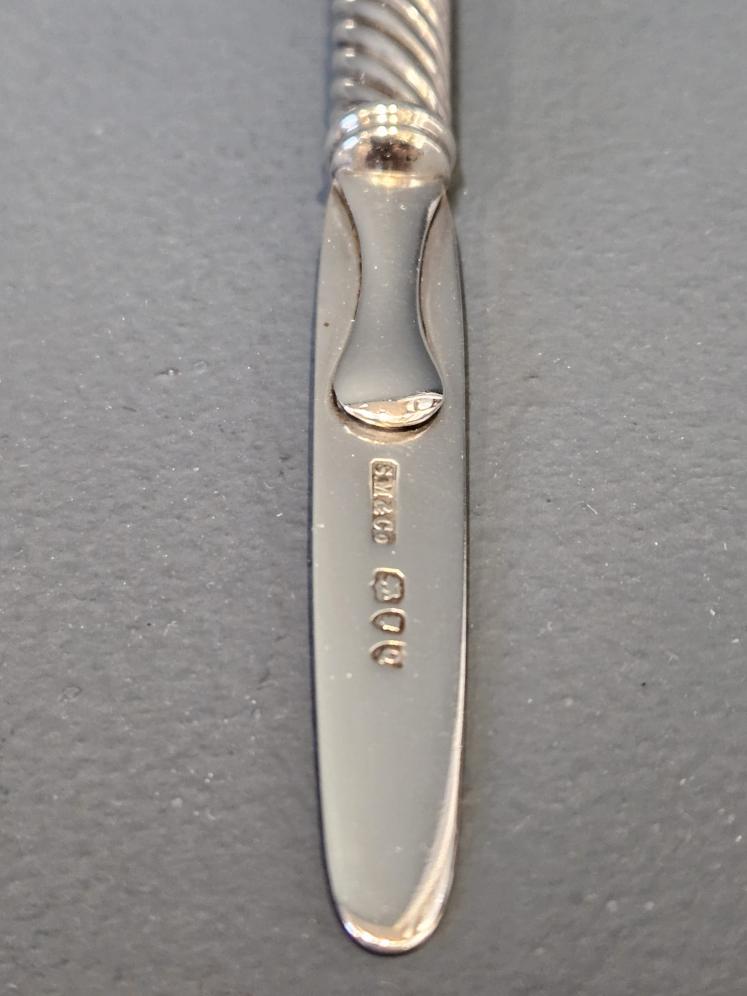 Sampson Mordan Silver Paper Knife Book Mark - Image 5
