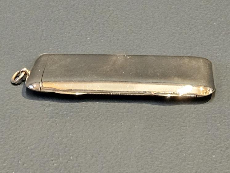 Rare Edwardian Sampson Mordan Spring Loaded Silver 8 Sovereign Case - Image 1