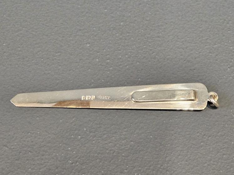 Edwardian Silver Book Mark with Turquoise Stone - Image 2
