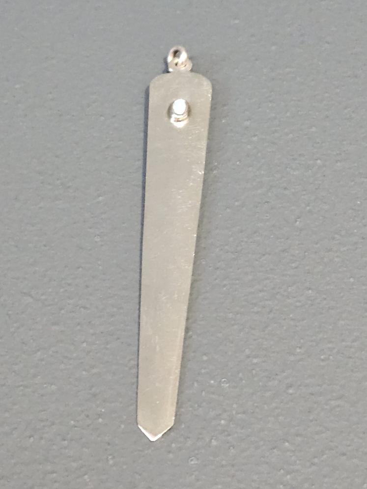 Edwardian Silver Book Mark with Turquoise Stone - Image 1