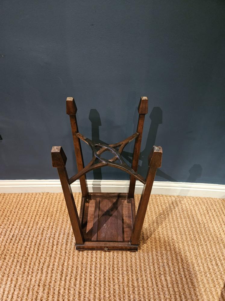 Edwardian Mahogany Kettle Stand - Image 5