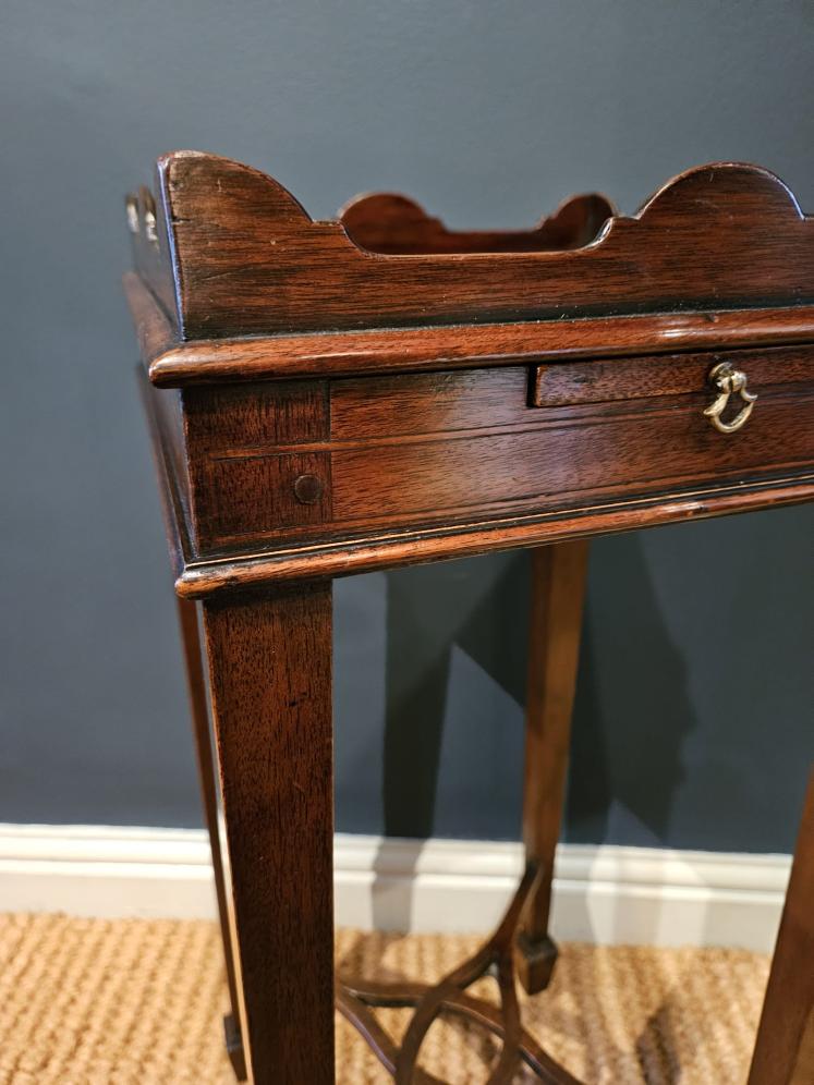 Edwardian Mahogany Kettle Stand - Image 4