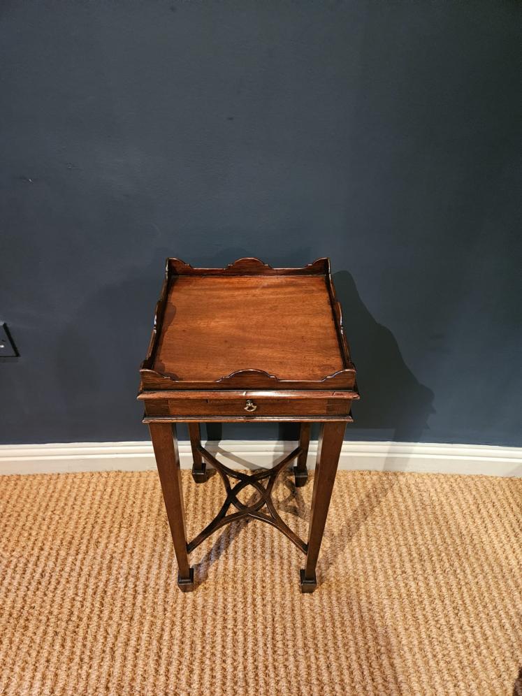 Edwardian Mahogany Kettle Stand - Image 3