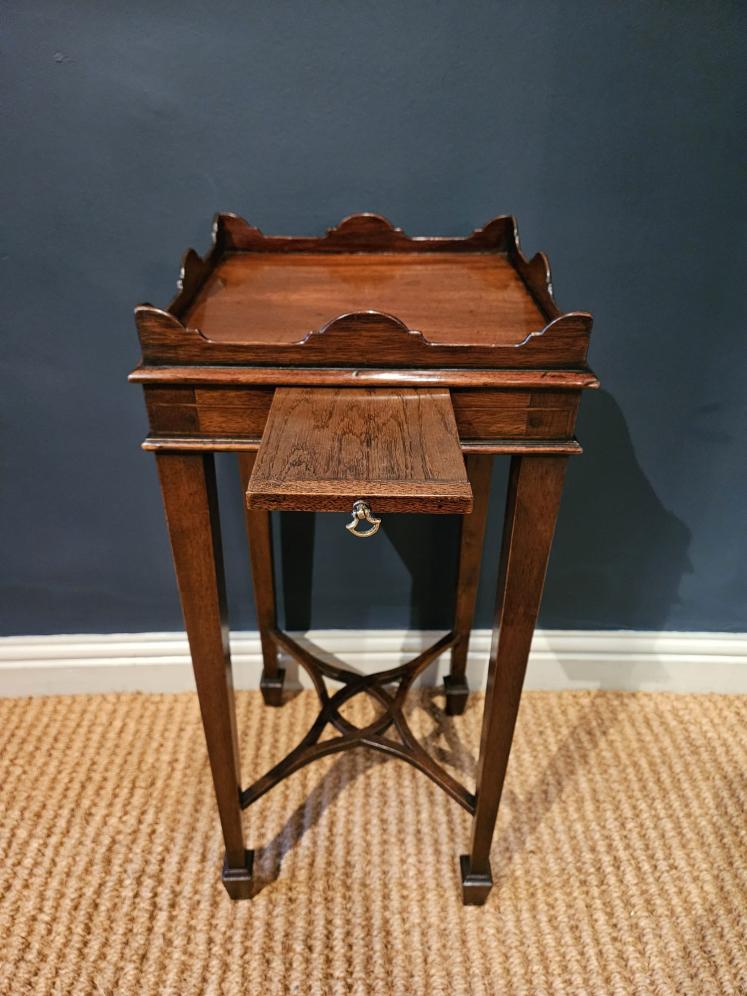 Edwardian Mahogany Kettle Stand - Image 2