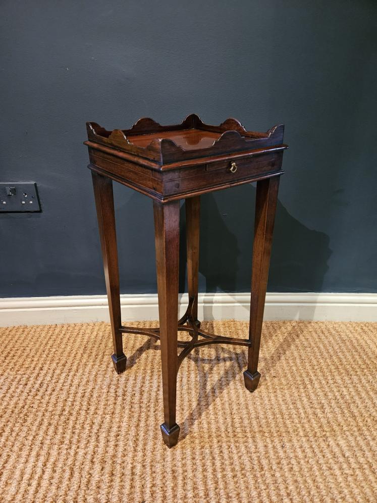 Edwardian Mahogany Kettle Stand - Image 1