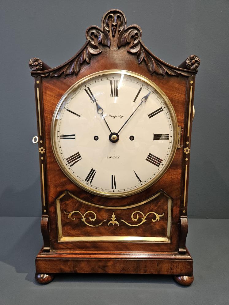 Fine Quality William IV London Bracket Clock and Bracket - Image 6