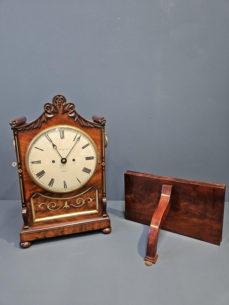 Fine Quality William IV London Bracket Clock and Bracket - Image 1