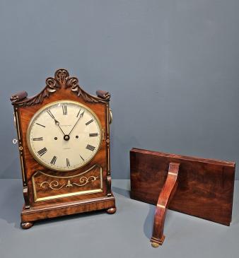 Fine Quality William IV London Bracket Clock and Bracket