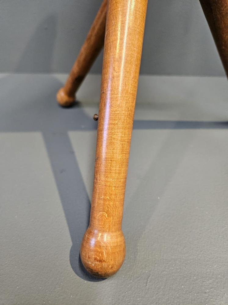 Arts and Crafts Folding Campaign Stool - Image 7