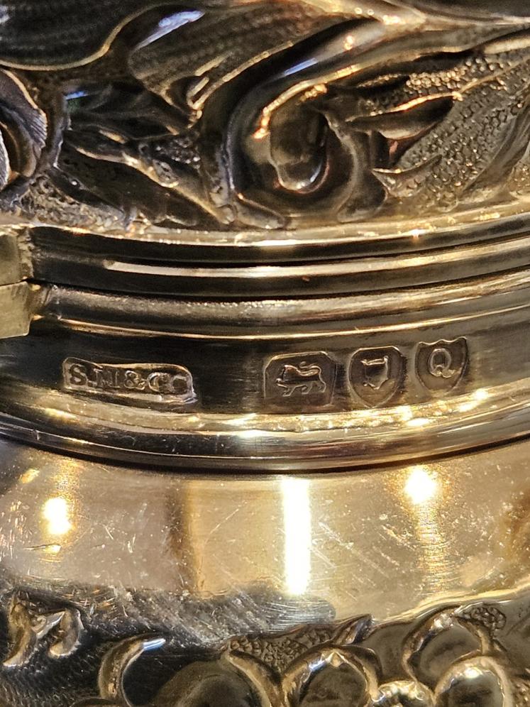 Victorian Silver Cologne Bottle by Sampson Mordan  - Image 3