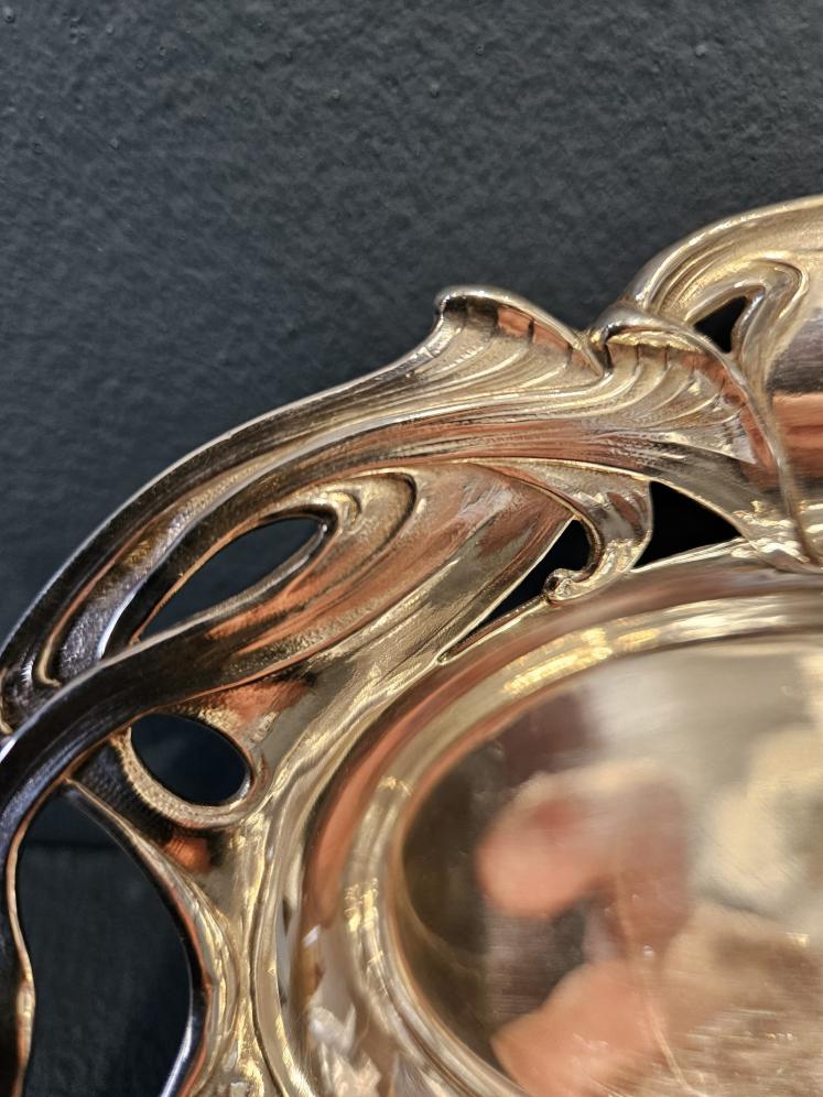 Fine Quality Edwardian Silver Art Nouveau Dish - Image 4