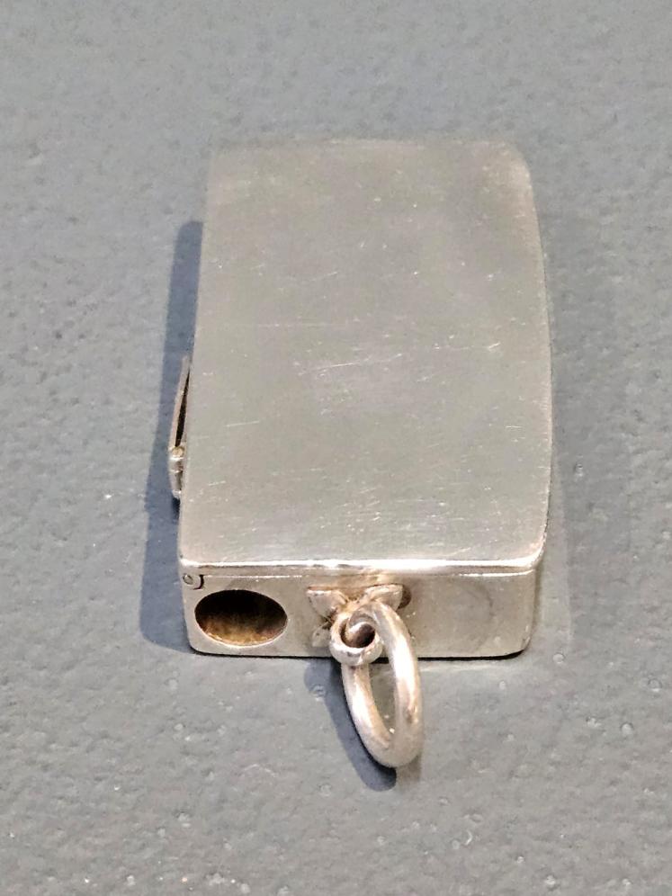 Victorian Silver Cheroot Cutter with Piercer and Vesta Case - Image 7