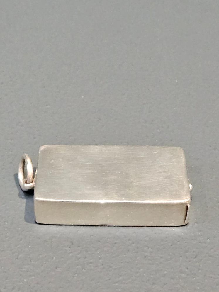Victorian Silver Cheroot Cutter with Piercer and Vesta Case - Image 5